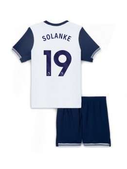 Billige Tottenham Hotspur Dominic Solanke #19 Hjemmedraktsett Barn 2024-25 Kortermet (+ Korte bukser)